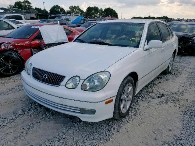 JT8BD69S120151676 - 2002 LEXUS GS 300 WHITE photo 2