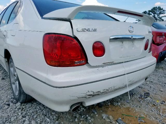 JT8BD69S120151676 - 2002 LEXUS GS 300 WHITE photo 9