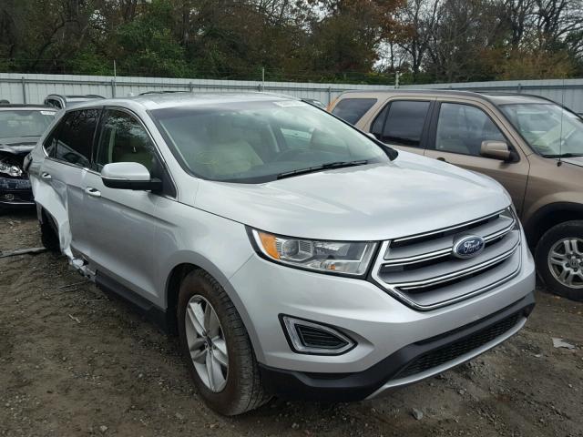 2FMPK4J93JBC18118 - 2018 FORD EDGE SEL SILVER photo 1