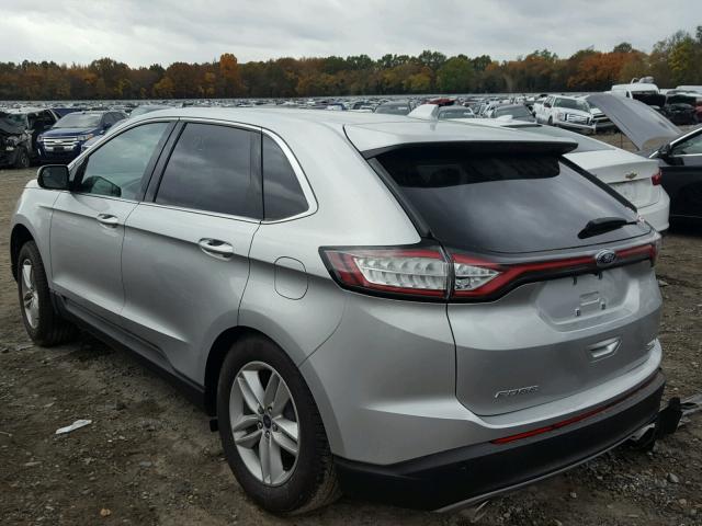 2FMPK4J93JBC18118 - 2018 FORD EDGE SEL SILVER photo 3