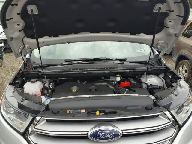 2FMPK4J93JBC18118 - 2018 FORD EDGE SEL SILVER photo 7