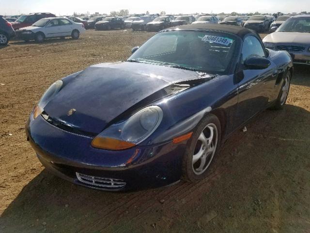 WP0CA2988WU623639 - 1998 PORSCHE BOXSTER BLUE photo 2