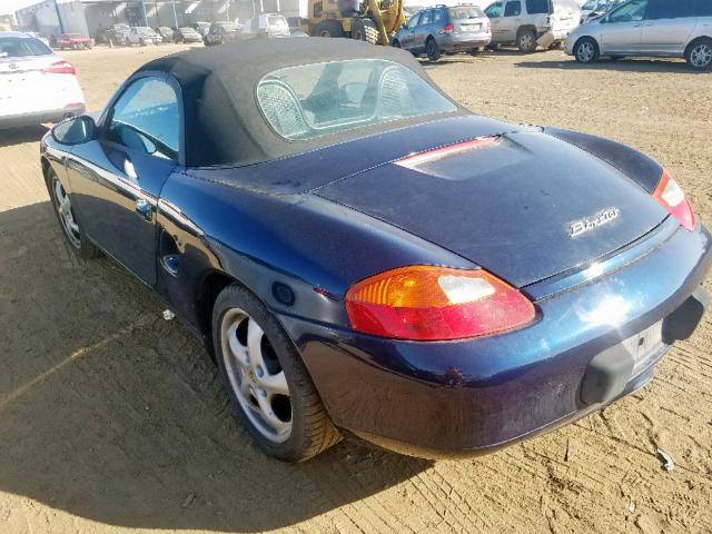 WP0CA2988WU623639 - 1998 PORSCHE BOXSTER BLUE photo 3