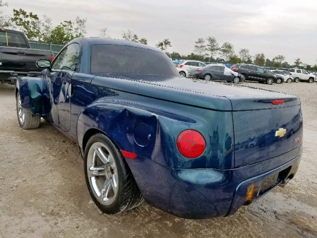 1GCES14HX5B121121 - 2005 CHEVROLET SSR 绿色 照片 3