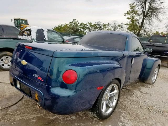 1GCES14HX5B121121 - 2005 CHEVROLET SSR 绿色 照片 4