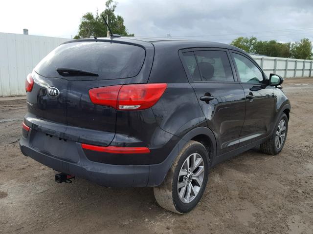 KNDPB3AC2G7857960 - 2016 KIA SPORTAGE L BLACK photo 4