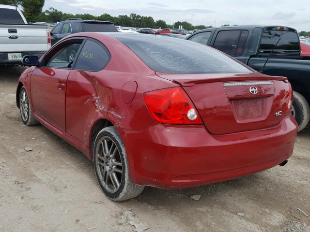 JTKDE177750053693 - 2005 TOYOTA SCION TC RED photo 3