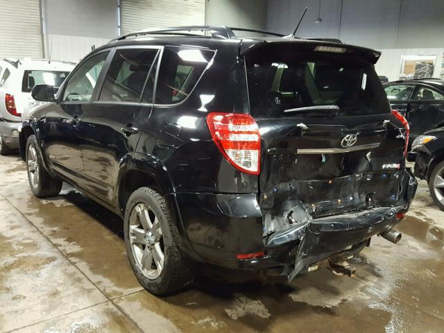 JTMRK4DV8B5100643 - 2011 TOYOTA RAV4 SPORT BLACK photo 3