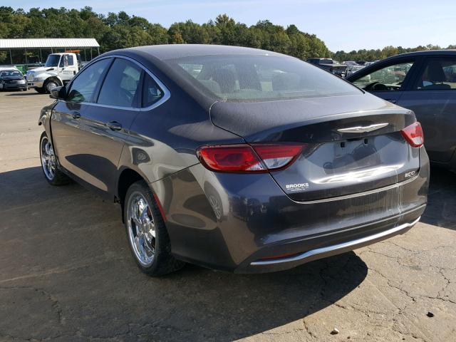 1C3CCCABXGN128088 - 2016 CHRYSLER 200 LIMITE GRAY photo 3