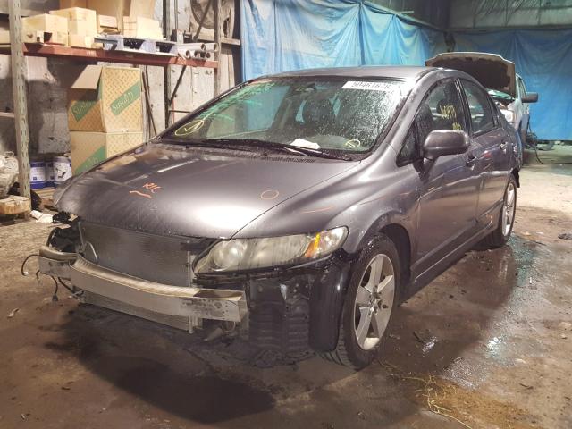 19XFA16699E005579 - 2009 HONDA CIVIC GRAY photo 2