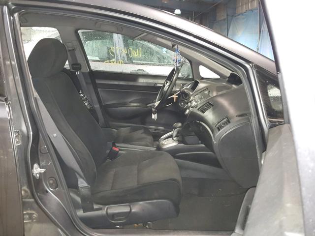 19XFA16699E005579 - 2009 HONDA CIVIC GRAY photo 5