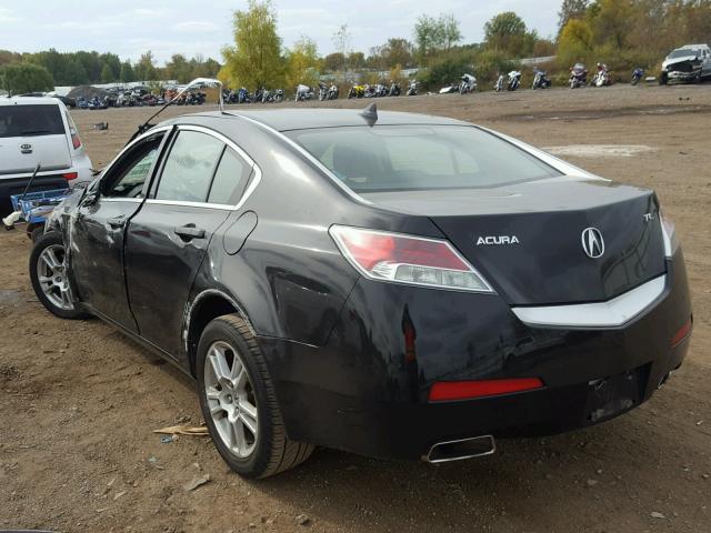 19UUA8F20AA004522 - 2010 ACURA TL BLACK photo 3