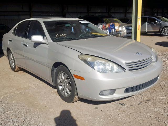 JTHBF30G330107732 - 2003 LEXUS ES 300 SILVER photo 1