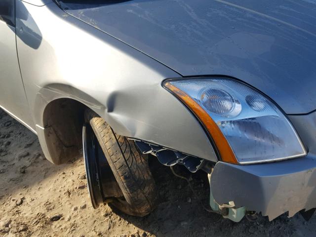 3N1AB61E47L659582 - 2007 NISSAN SENTRA 2.0 SILVER photo 9