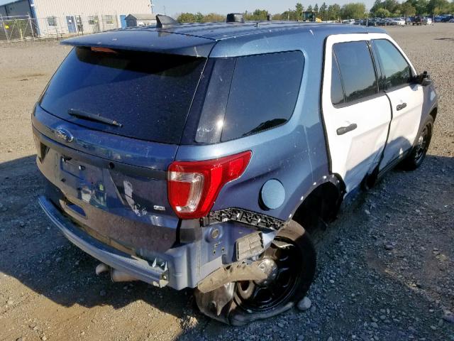 1FM5K8AR0JGB34930 - 2018 FORD EXPLORER P TWO TONE photo 4