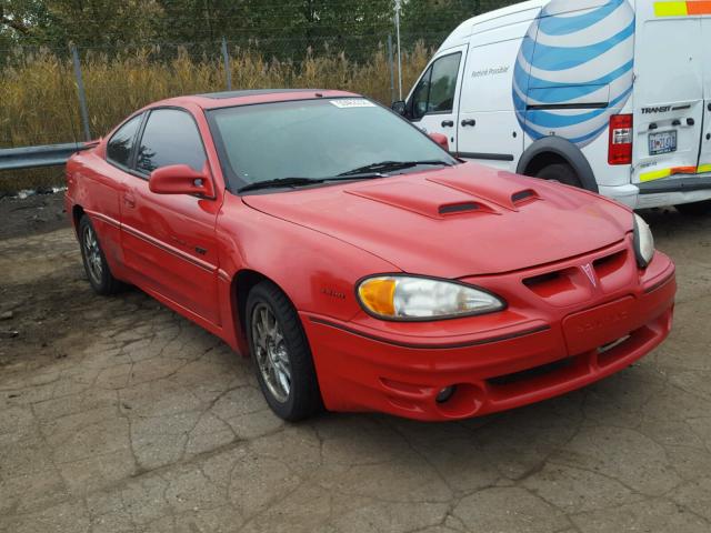 1G2NW12E7XM757911 - 1999 PONTIAC GRAND AM G RED photo 1