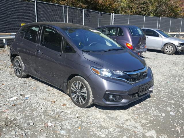 3HGGK5H8XJM732183 - 2018 HONDA FIT EX GRAY photo 1