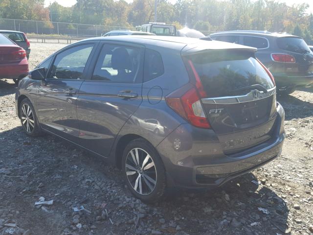 3HGGK5H8XJM732183 - 2018 HONDA FIT EX GRAY photo 3