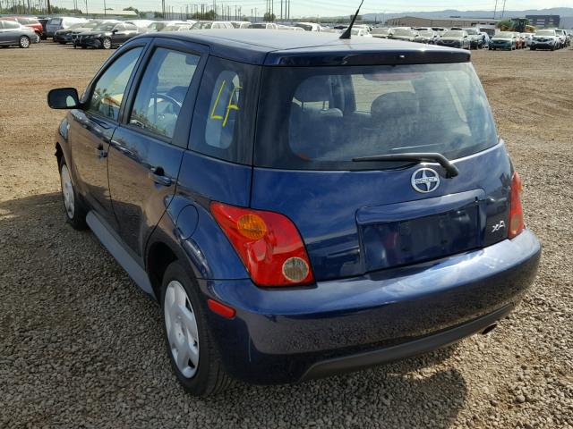 JTKKT624450110181 - 2005 TOYOTA SCION XA BLUE photo 3