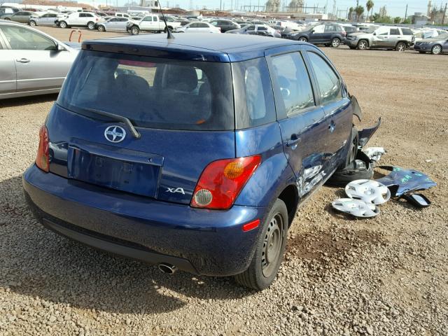 JTKKT624450110181 - 2005 TOYOTA SCION XA BLUE photo 4