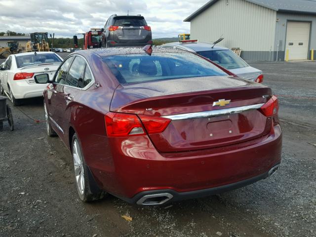 2G1145S30H9190535 - 2017 CHEVROLET IMPALA PRE RED photo 3