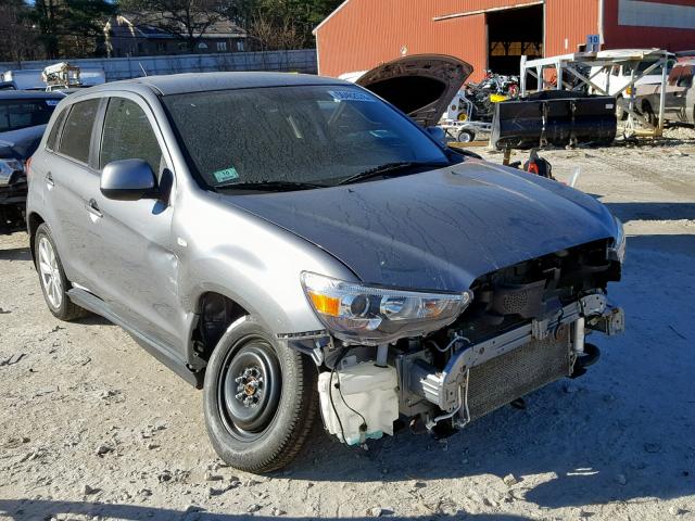 4A4AR4AU2EE031143 - 2014 MITSUBISHI OUTLANDER GRAY photo 1