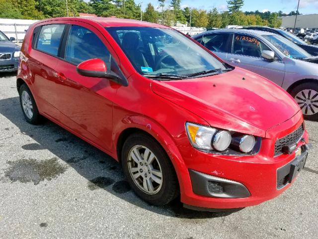 1G1JA6SH9C4120361 - 2012 CHEVROLET SONIC LS RED photo 1