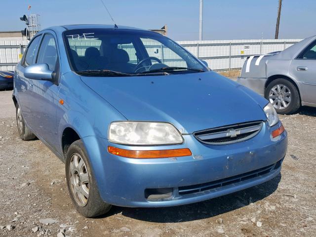 KL1TJ52674B222027 - 2004 CHEVROLET AVEO LS BLUE photo 1