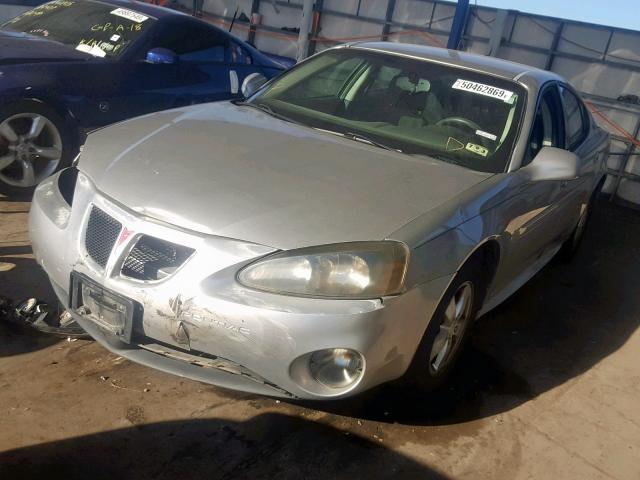 2G2WP552981101409 - 2008 PONTIAC GRAND PRIX SILVER photo 2