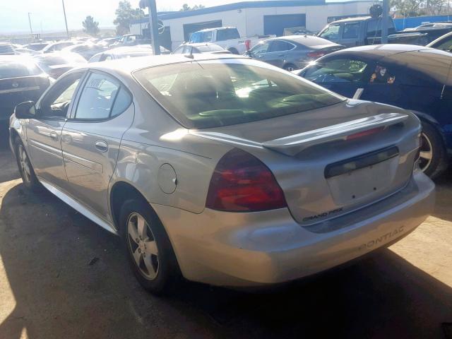2G2WP552981101409 - 2008 PONTIAC GRAND PRIX SILVER photo 3