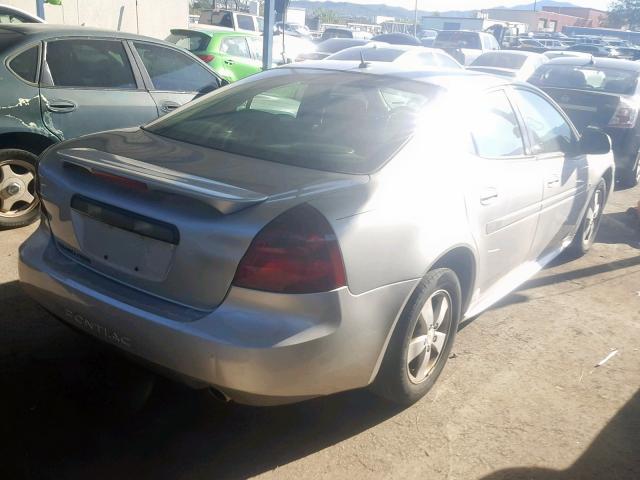 2G2WP552981101409 - 2008 PONTIAC GRAND PRIX SILVER photo 4