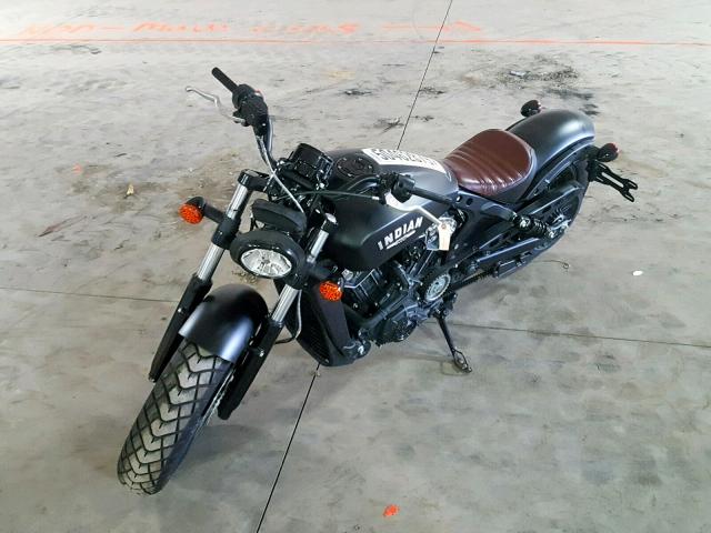 56KMTA004J3135412 - 2018 INDIAN MOTORCYCLE CO. SCOUT BOBB BLACK photo 2