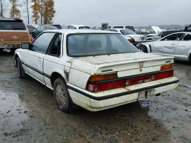 JHMBA3240HC014707 - 1987 HONDA PRELUDE 2. WHITE photo 3