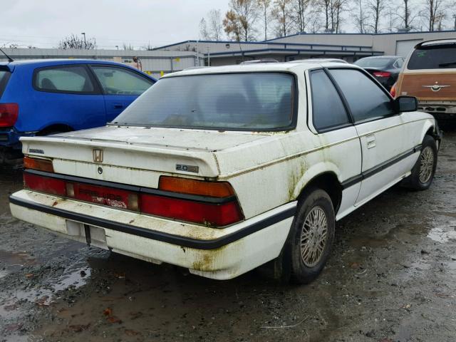 JHMBA3240HC014707 - 1987 HONDA PRELUDE 2. WHITE photo 4