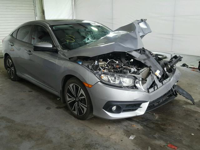 19XFC1F76GE043562 - 2016 HONDA CIVIC EXL SILVER photo 1