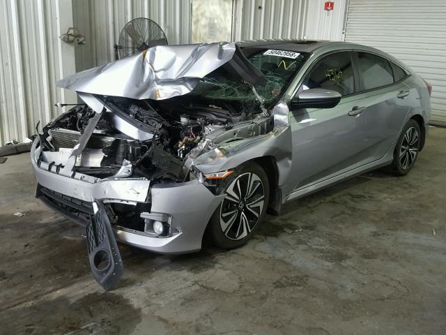 19XFC1F76GE043562 - 2016 HONDA CIVIC EXL SILVER photo 2