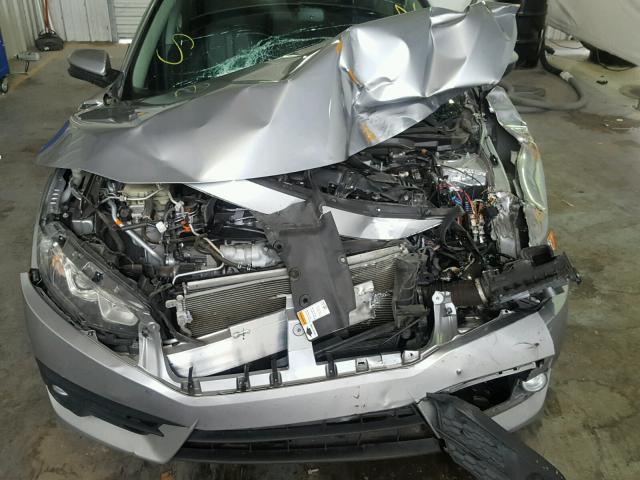 19XFC1F76GE043562 - 2016 HONDA CIVIC EXL SILVER photo 7