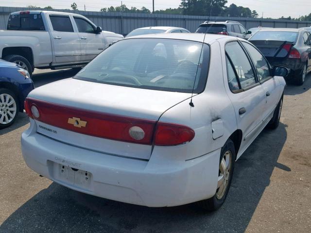 1G1JF52F047251852 - 2004 CHEVROLET CAVALIER L WHITE photo 4