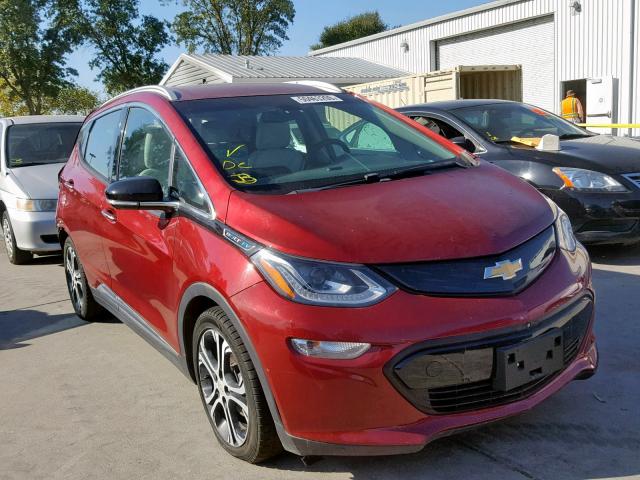 1G1FX6S05H4127572 - 2017 CHEVROLET BOLT EV PR RED photo 1