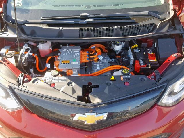 1G1FX6S05H4127572 - 2017 CHEVROLET BOLT EV PR RED photo 7