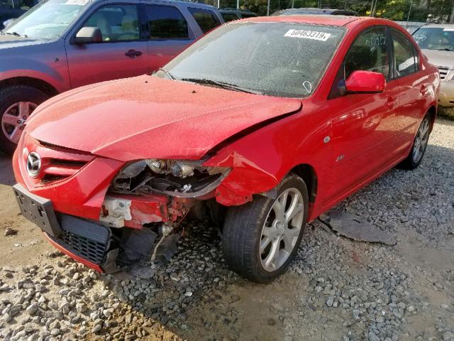 JM1BK323971652289 - 2007 MAZDA 3 S RED photo 2