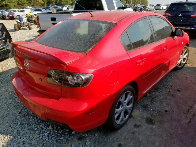 JM1BK323971652289 - 2007 MAZDA 3 S RED photo 4