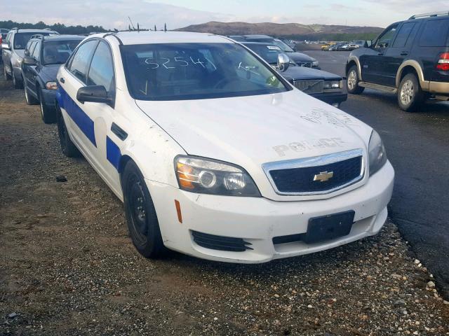 6G1MK5E22BL559212 - 2011 CHEVROLET CAPRICE PO WHITE photo 1