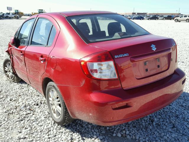 JS2YC5A3XC6302774 - 2012 SUZUKI SX4 LE RED photo 3