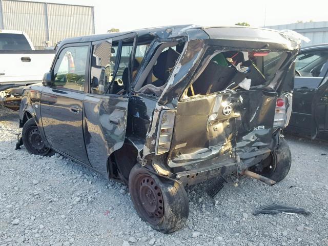 JTLKT324564080855 - 2006 TOYOTA SCION XB შავი ფოტო 3