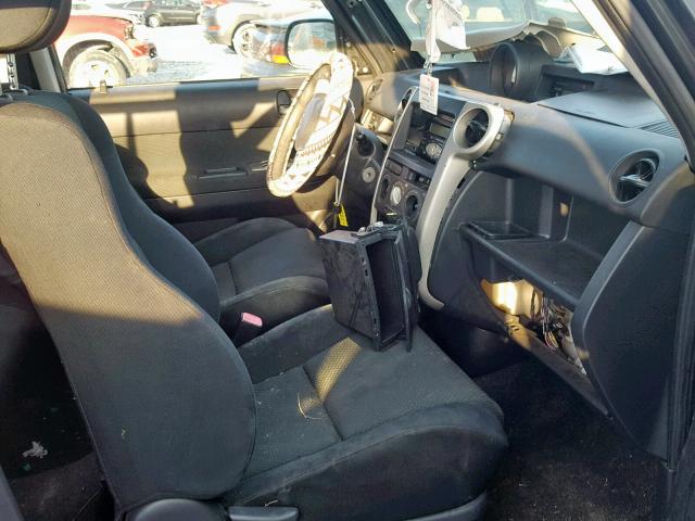 JTLKT324564080855 - 2006 TOYOTA SCION XB შავი ფოტო 5
