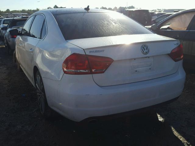 1VWBS7A30FC021195 - 2015 VOLKSWAGEN PASSAT SE WHITE photo 3