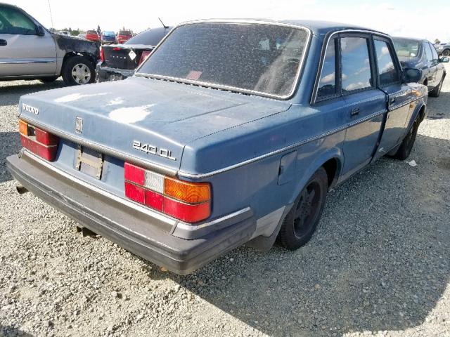 YV1AA8843L1395064 - 1990 VOLVO 240 BASE BLUE photo 4