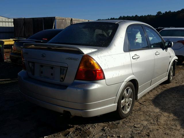 JS2RA41S735162443 - 2003 SUZUKI AERIO S SILVER photo 4