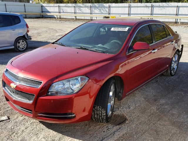 1G1ZC5E07CF263892 - 2012 CHEVROLET MALIBU 1LT 红色 照片 2
